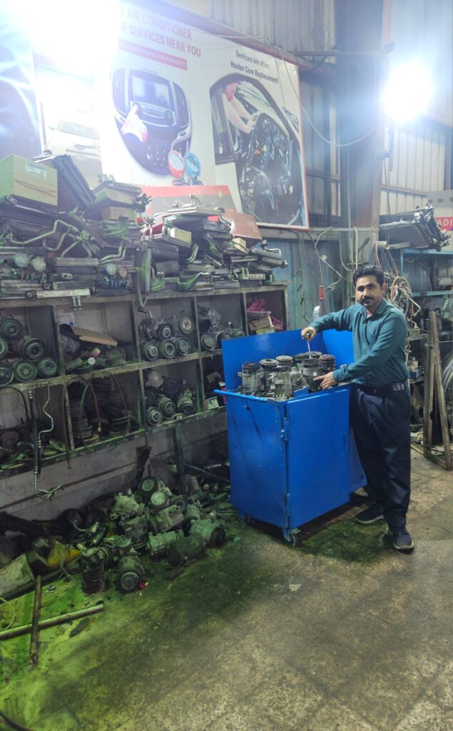 تصليح كمبروسر مكيف السيارة